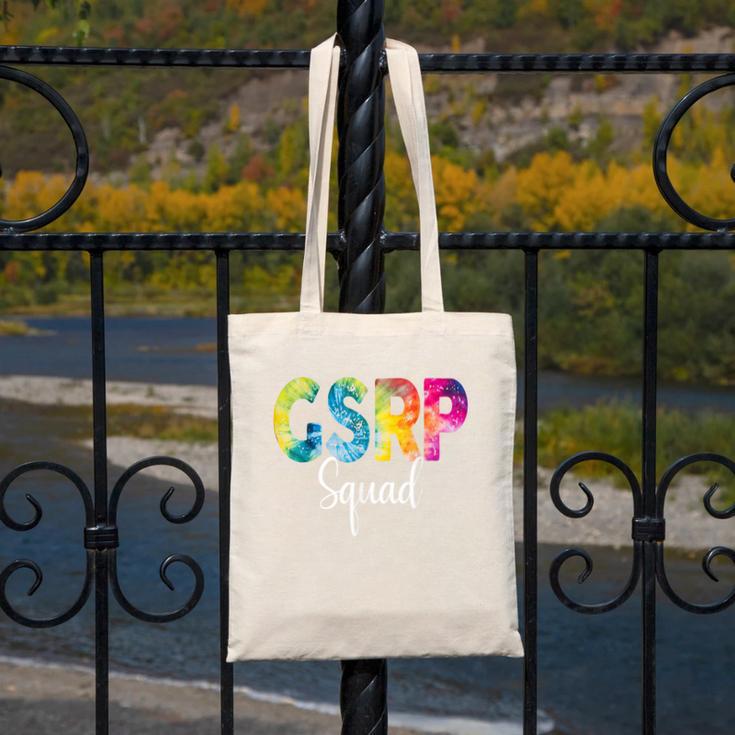 GSRP Squad Tie Dye Back To School Women Appreciation Canvas Tote Bag GSRP Squad Tie Dye Back To School Women Appreciation Canvas Tote Bag