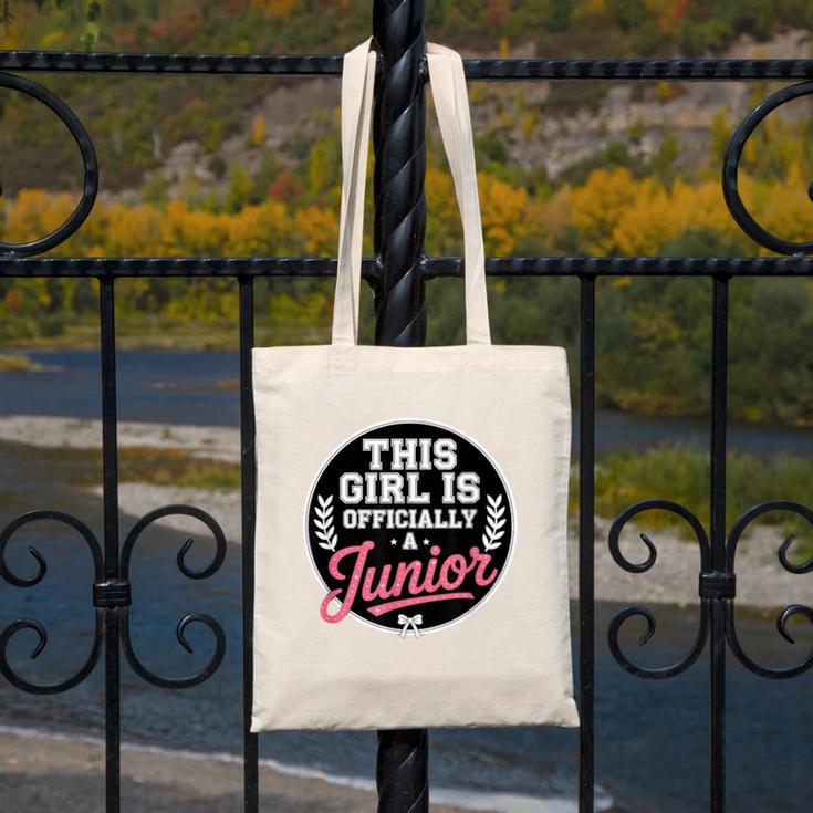 Highschool Girls Back To School 2025 First Day A Junior Canvas Tote Bag Highschool Girls Back To School 2025 First Day A Junior Canvas Tote Bag