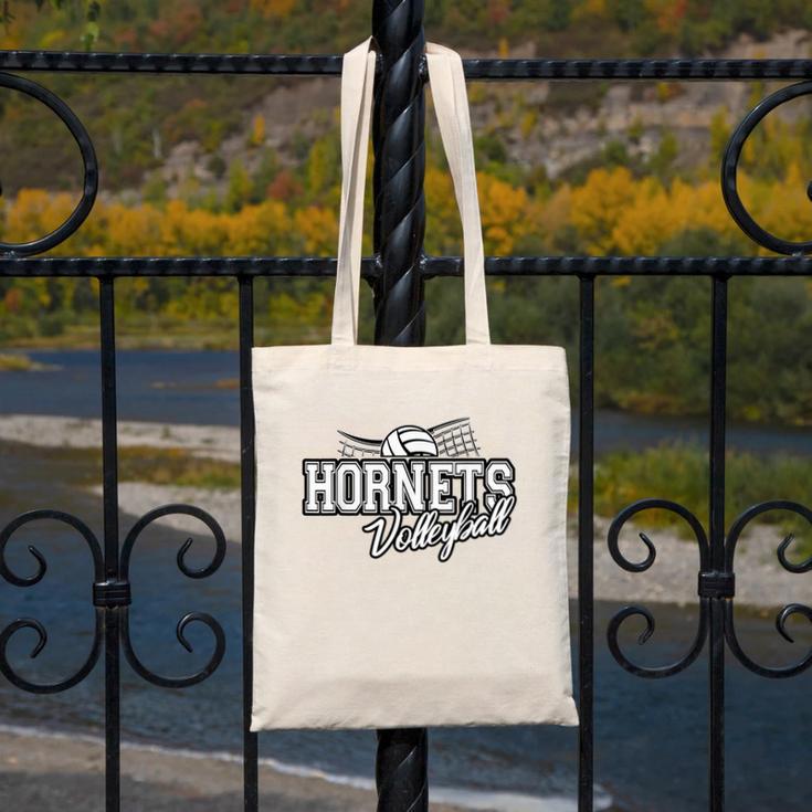 Hornets Volleyball Back To School Spirit Canvas Tote Bag Hornets Volleyball Back To School Spirit Canvas Tote Bag