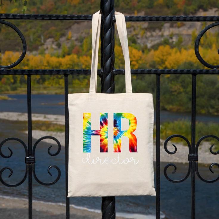HR Director For Work Tie Dye Back To School Appreciation Day Canvas Tote Bag HR Director For Work Tie Dye Back To School Appreciation Day Canvas Tote Bag