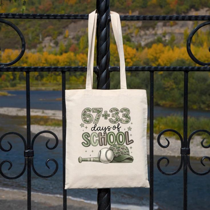 HUGvyn 6733 Days Of School Baseball 100 Days Camo Cap Boys Canvas Tote Bag HUGvyn 6733 Days Of School Baseball 100 Days Camo Cap Boys Canvas Tote Bag