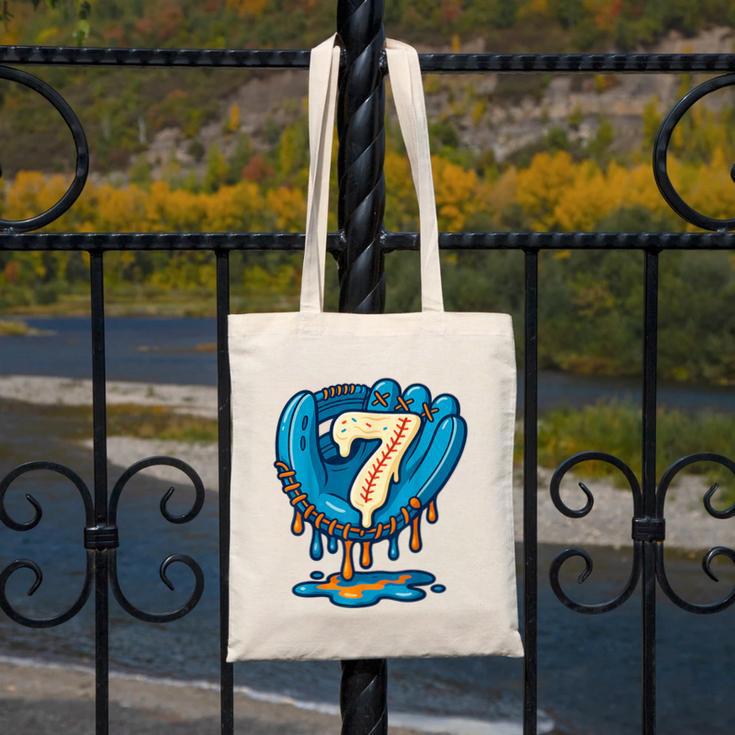 Ice Cream Baseball Glove 7th Birthday Edition Canvas Tote Bag Ice Cream Baseball Glove 7th Birthday Edition Canvas Tote Bag