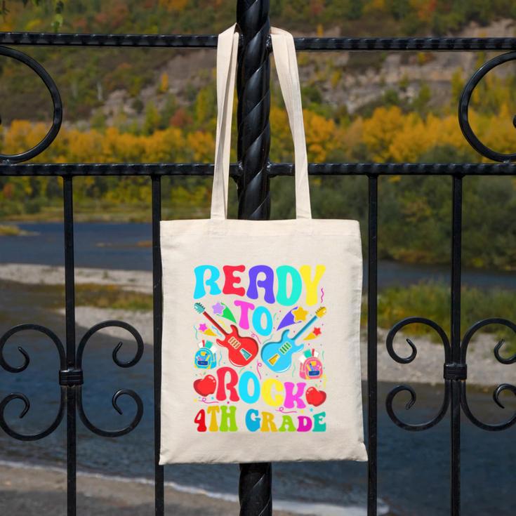 Im Ready To Rock 4th Grade Back To School 4th Grade Guitar Performance Canvas Tote Bag Im Ready To Rock 4th Grade Back To School 4th Grade Guitar Performance Canvas Tote Bag