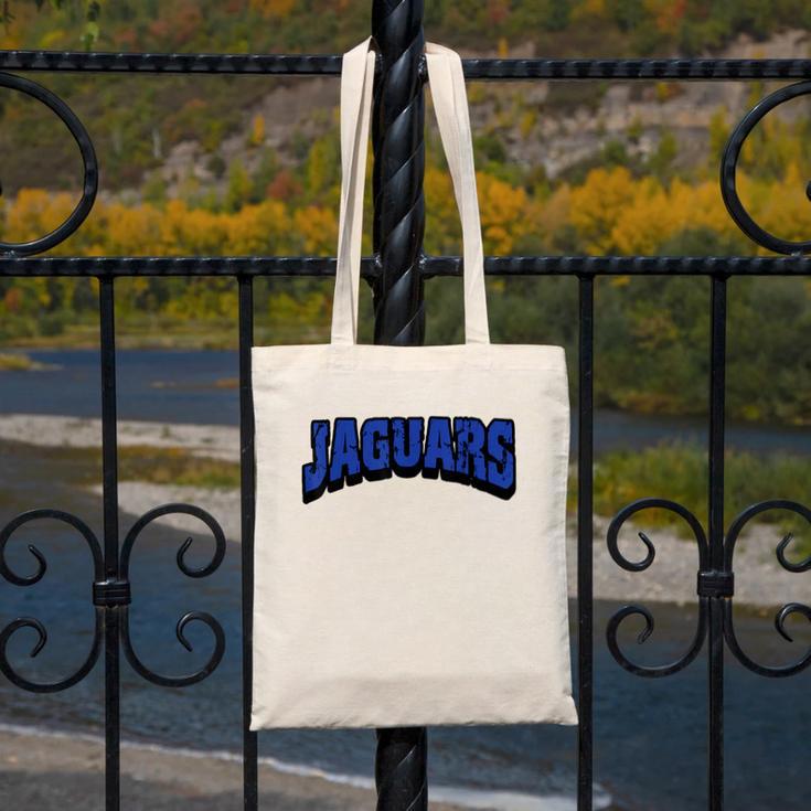 Jaguars Back To School Spirit B Canvas Tote Bag