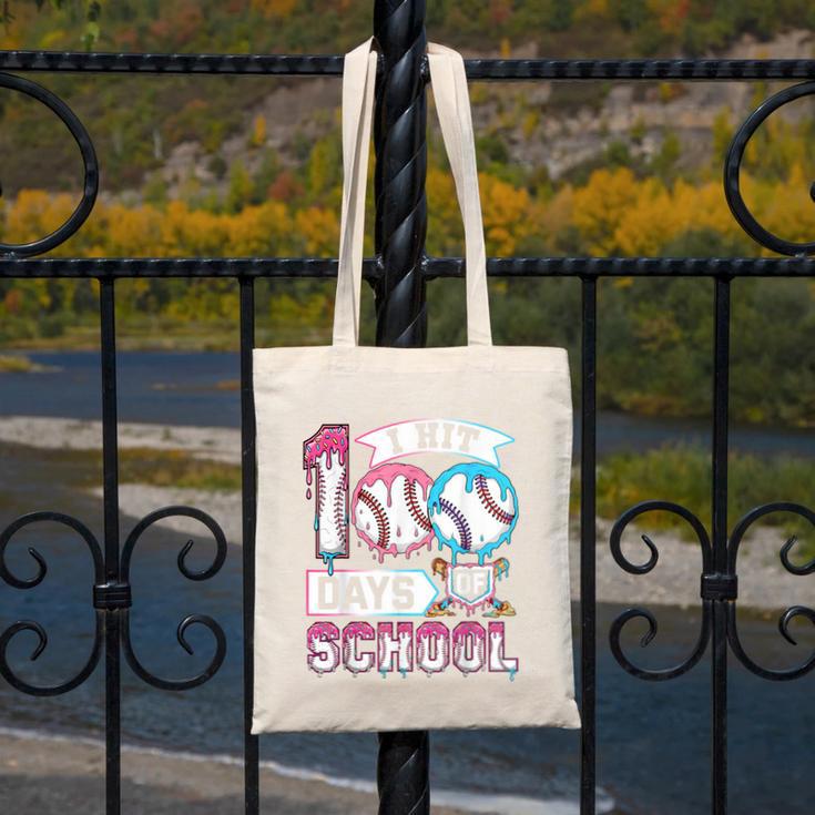 Kids 100 Days Of School Boys 100th Day Baseball Drip Toddler Canvas Tote Bag Kids 100 Days Of School Boys 100th Day Baseball Drip Toddler Canvas Tote Bag