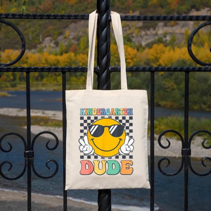 Kindergarten Dude First Day Of Kindergarten Back To School Canvas Tote Bag Kindergarten Dude First Day Of Kindergarten Back To School Canvas Tote Bag