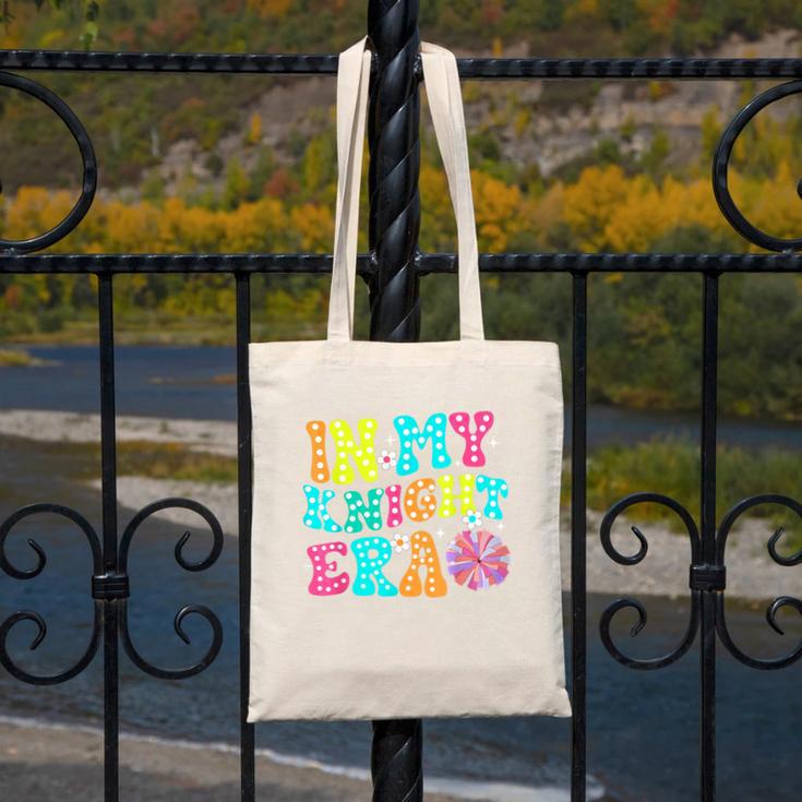 In My Knights Era Back To School Spirit Game Retro Groovy Canvas Tote Bag In My Knights Era Back To School Spirit Game Retro Groovy Canvas Tote Bag