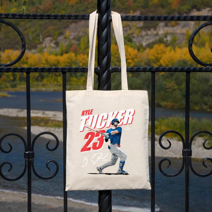 Kyle Tucker Los Angeles D Baseball Players MLBKYT204M Canvas Tote Bag Kyle Tucker Los Angeles D Baseball Players MLBKYT204M Canvas Tote Bag