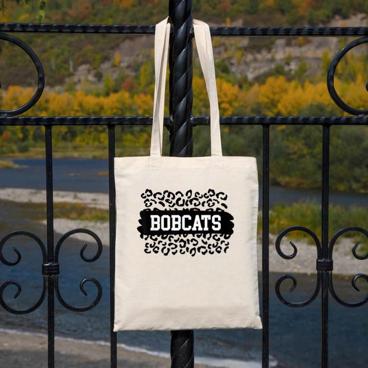 Leopard Bobcats School Spirit Fan Team Back To School Canvas Tote Bag Leopard Bobcats School Spirit Fan Team Back To School Canvas Tote Bag