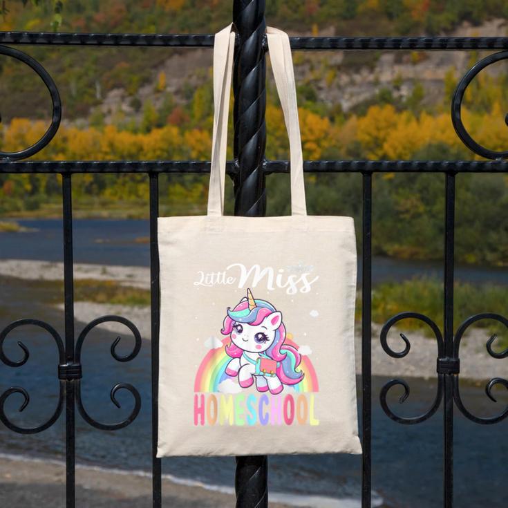 Little Miss Homeschool Back To School Girls Homeschool Canvas Tote Bag Little Miss Homeschool Back To School Girls Homeschool Canvas Tote Bag