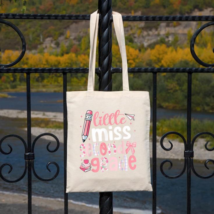 Little Miss Second Grade Back To School 2nd Grader Student Canvas Tote Bag Little Miss Second Grade Back To School 2nd Grader Student Canvas Tote Bag