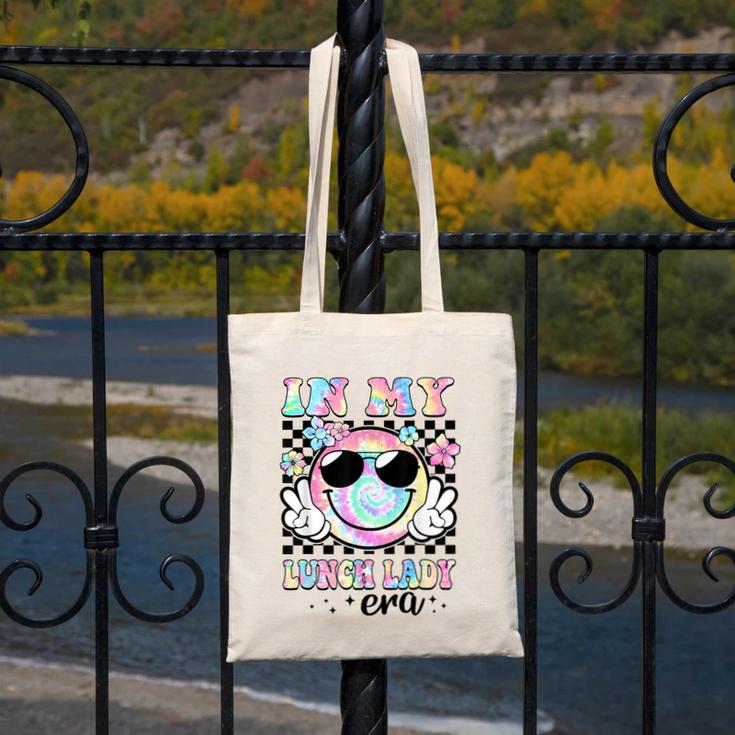 In My Lunch Lady Era Groovy Retro Back To School Canvas Tote Bag In My Lunch Lady Era Groovy Retro Back To School Canvas Tote Bag