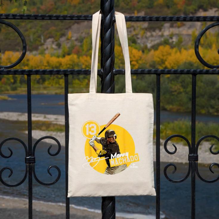 Manny Machado San Diego MLB Baseball Players MLBMAC4056 Canvas Tote Bag