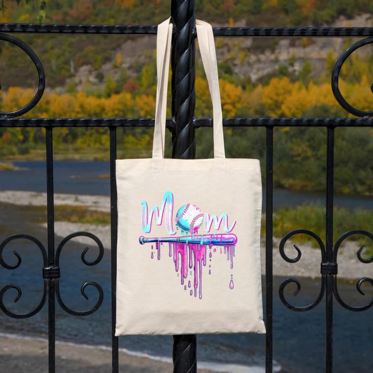 Mom Baseball Ice Cream Drip Birthday Boy Family Canvas Tote Bag Mom Baseball Ice Cream Drip Birthday Boy Family Canvas Tote Bag