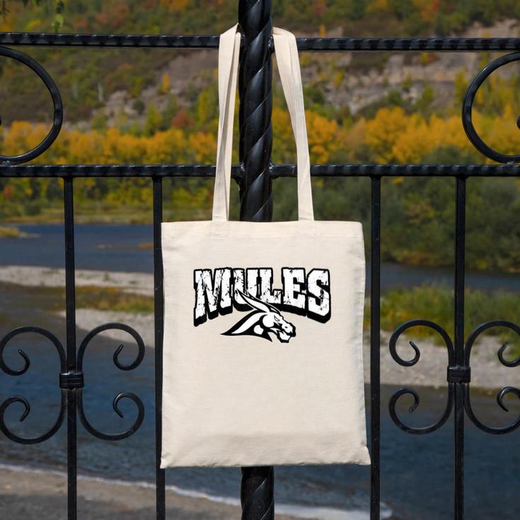 Mules Back To School Spirit Canvas Tote Bag Mules Back To School Spirit Canvas Tote Bag