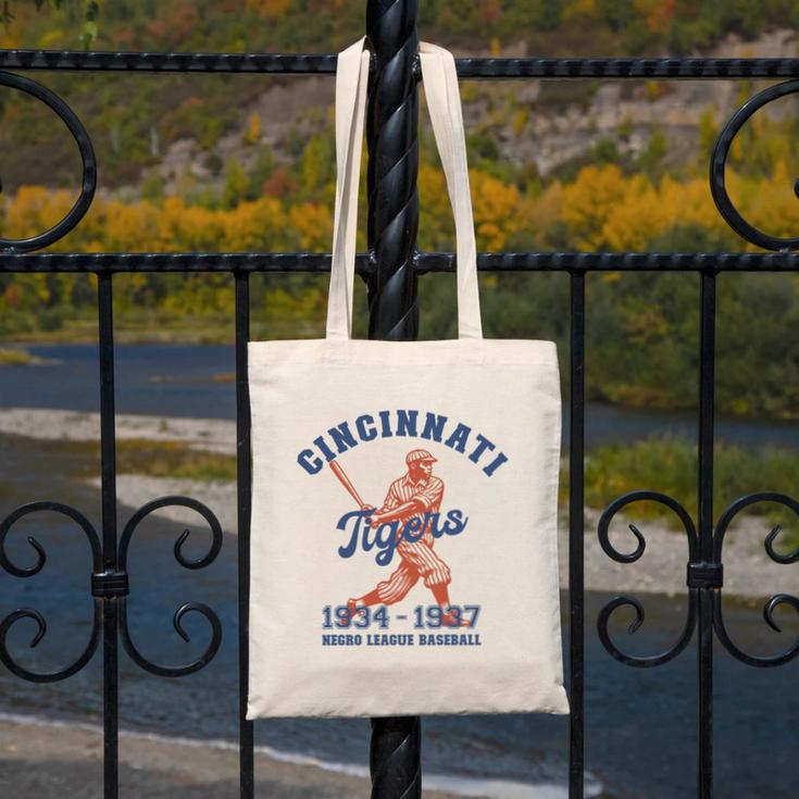 Negro League Baseball History Month Cincinnati Ohio Canvas Tote Bag