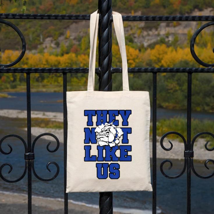 Not Like Bulldog Back To School Spirit B Canvas Tote Bag Not Like Bulldog Back To School Spirit B Canvas Tote Bag