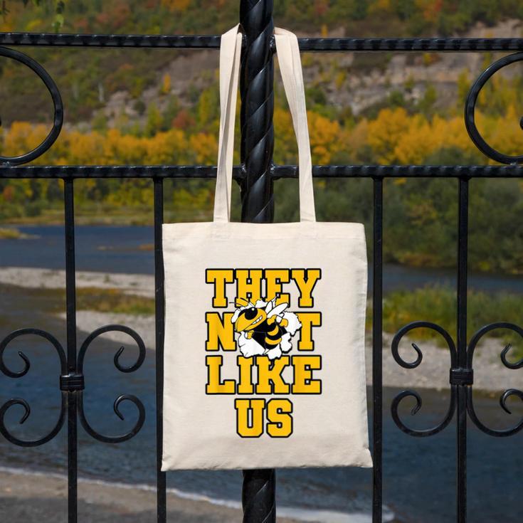 Not Like Hornets Back To School Spirit GY Canvas Tote Bag Not Like Hornets Back To School Spirit GY Canvas Tote Bag