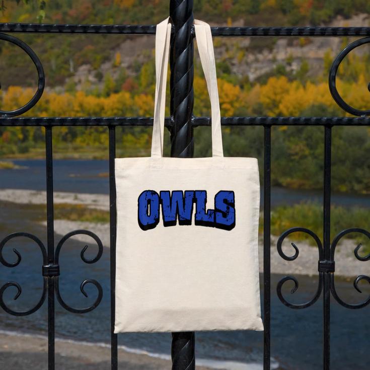 Owls Back To School Spirit B Canvas Tote Bag Owls Back To School Spirit B Canvas Tote Bag