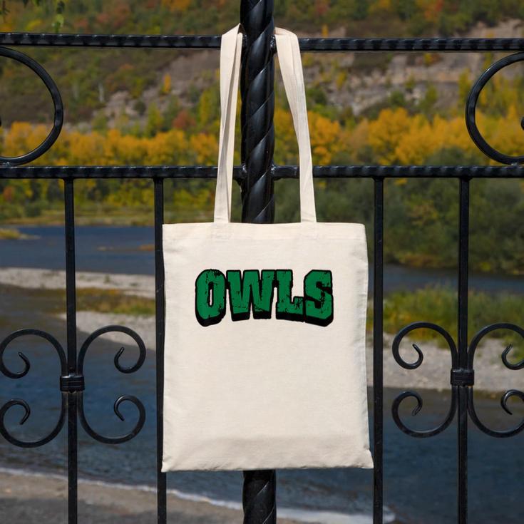 Owls Back To School Spirit G Canvas Tote Bag Owls Back To School Spirit G Canvas Tote Bag