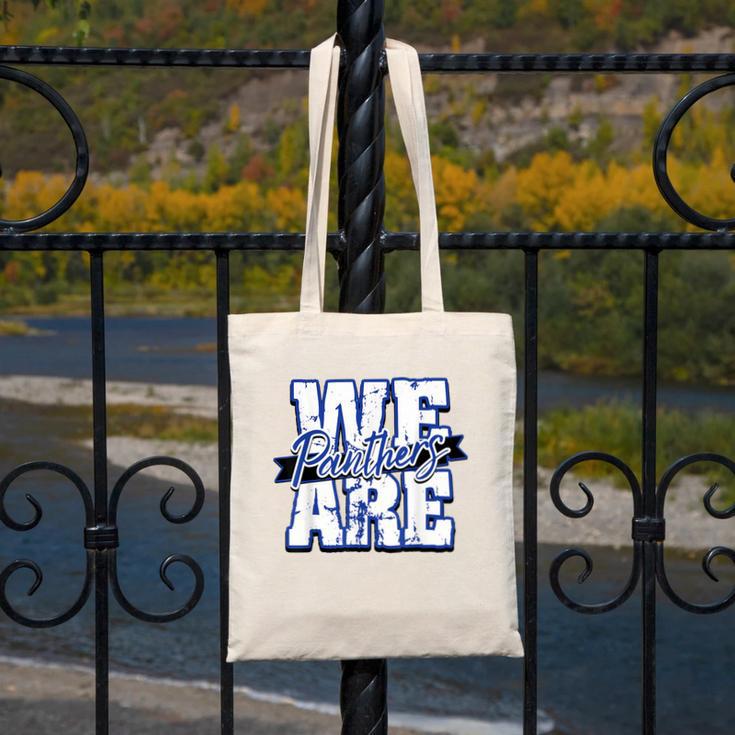 Panthers Back To School Spirit B Canvas Tote Bag