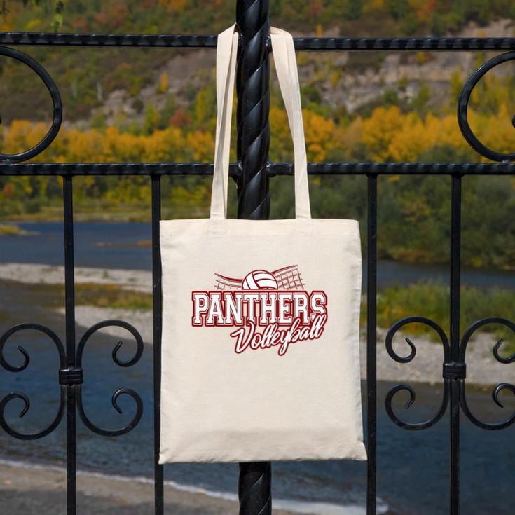 Panthers Volleyball Back To School Spirit M Canvas Tote Bag Panthers Volleyball Back To School Spirit M Canvas Tote Bag