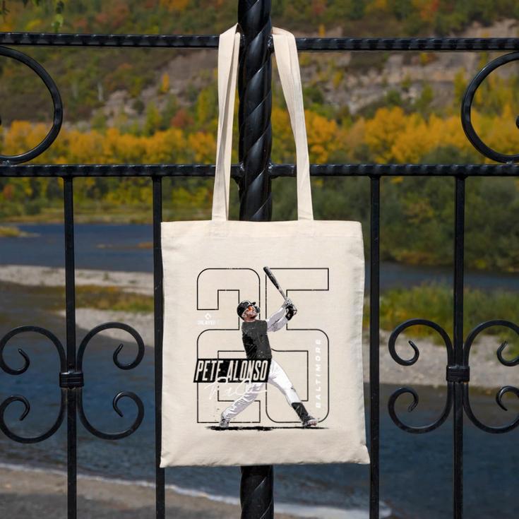 Pete Alonso Baltimore Baseball Players MLBPAL203M Canvas Tote Bag