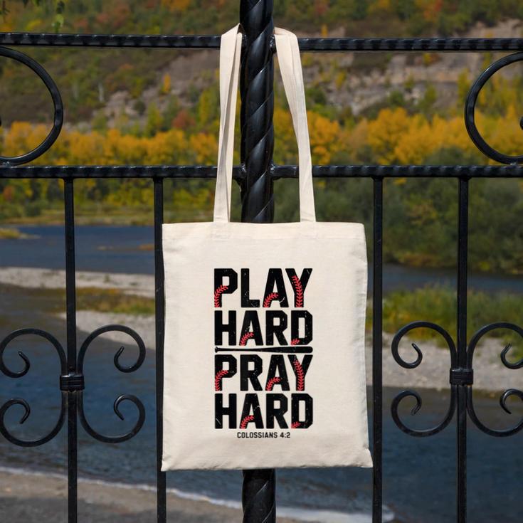 Play Hard Pray Hard Youth Boy Christian Baseball Jesus Canvas Tote Bag Play Hard Pray Hard Youth Boy Christian Baseball Jesus Canvas Tote Bag
