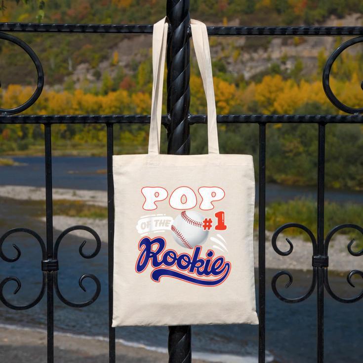 Pop Rookie Of Year 1st Birthday Baseball Theme Matching Canvas Tote Bag Pop Rookie Of Year 1st Birthday Baseball Theme Matching Canvas Tote Bag