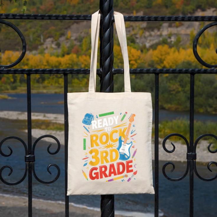 Ready To Rock 3rd Grade Music Back To School Canvas Tote Bag Ready To Rock 3rd Grade Music Back To School Canvas Tote Bag