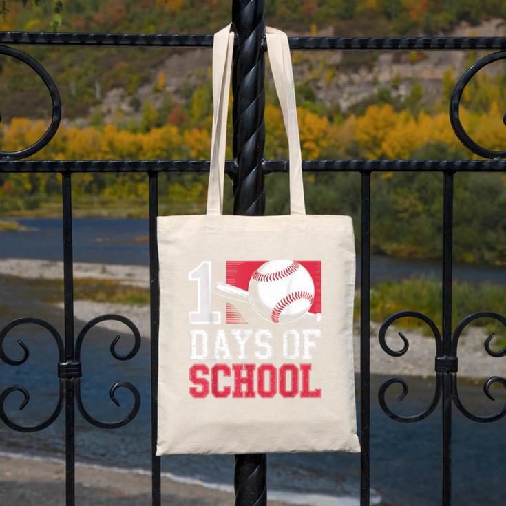 Retro 100 Days Of School Baseball Teacher Student 100 Days Canvas Tote Bag Retro 100 Days Of School Baseball Teacher Student 100 Days Canvas Tote Bag