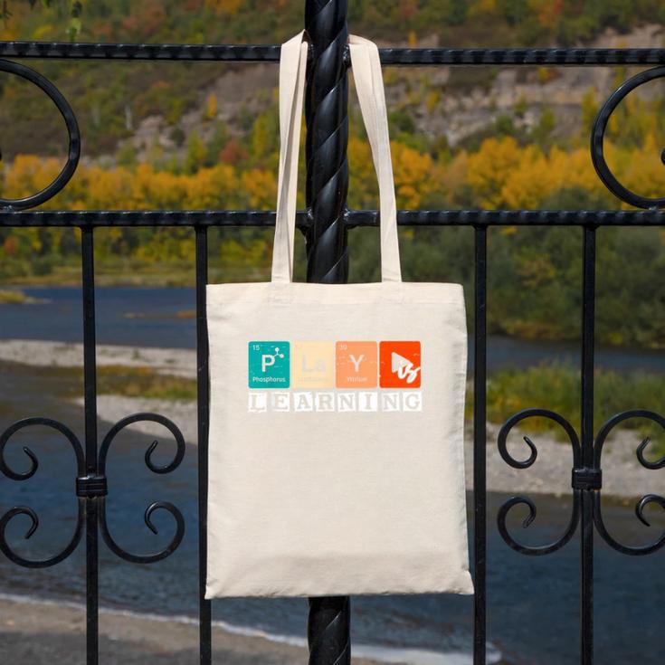 Retro Play Is Learning Back To School First Day Of School Canvas Tote Bag Retro Play Is Learning Back To School First Day Of School Canvas Tote Bag