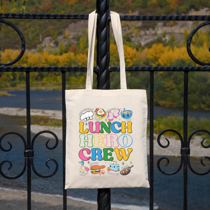 School Lunch Hero Squad Crew Back To School Women Men Canvas Tote Bag School Lunch Hero Squad Crew Back To School Women Men Canvas Tote Bag