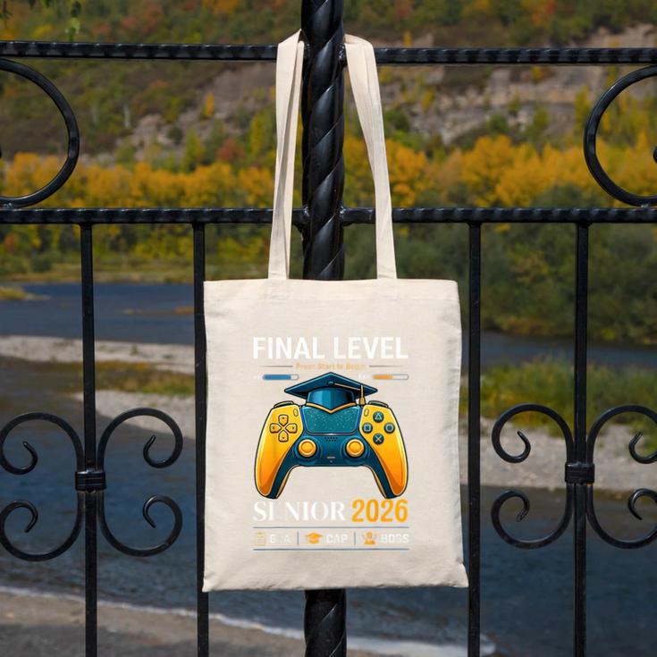Senior Class Of 2026 Back To School Gamer Boys Senior 2026 Canvas Tote Bag Senior Class Of 2026 Back To School Gamer Boys Senior 2026 Canvas Tote Bag