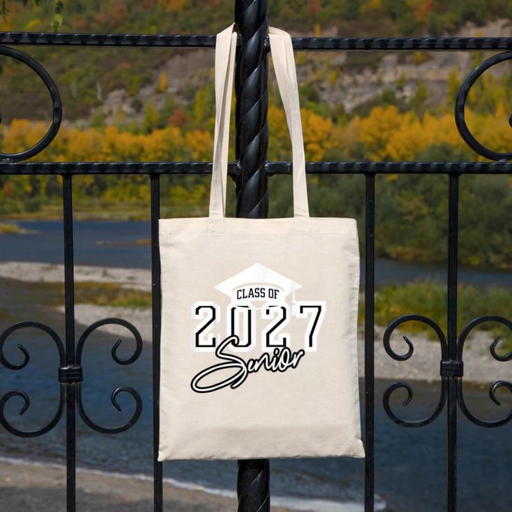 Senior Class Of 2027 Back To School Graduate Senior Year 27 Canvas Tote Bag