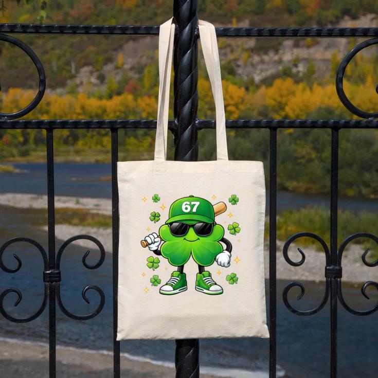 Shamrocks Playing Baseball St Patricks Day 6 7 Meme Men Boys Canvas Tote Bag Shamrocks Playing Baseball St Patricks Day 6 7 Meme Men Boys Canvas Tote Bag