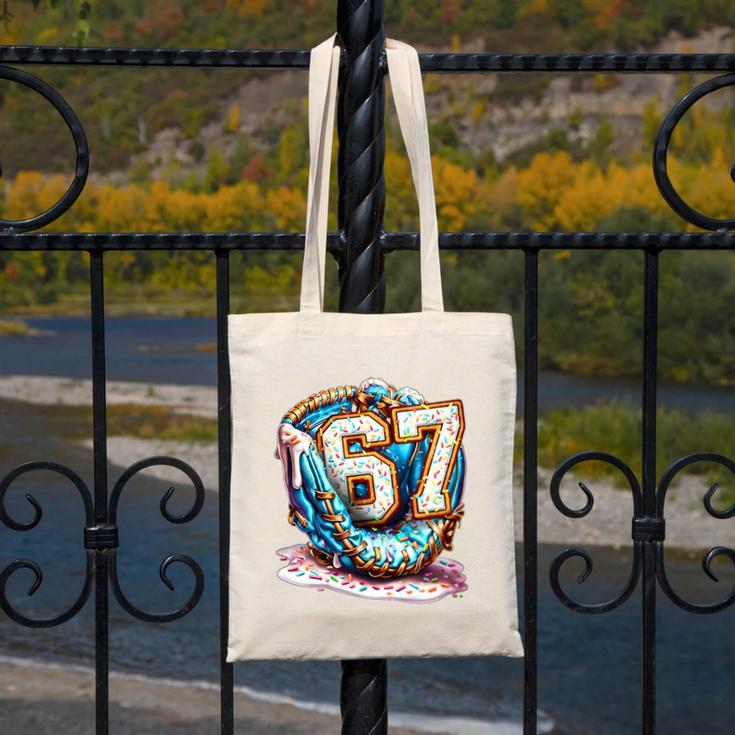 Six Seven Baseball Lifestyle 67 Meme Gen Alpha Slang Premium Tri-Blend Canvas Tote Bag Six Seven Baseball Lifestyle 67 Meme Gen Alpha Slang Premium Tri-Blend Canvas Tote Bag