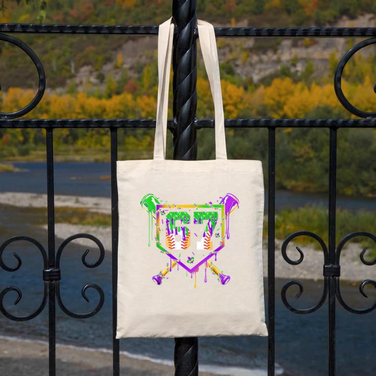 Six Seven Mardi Gras Baseball Sports Party Canvas Tote Bag Six Seven Mardi Gras Baseball Sports Party Canvas Tote Bag