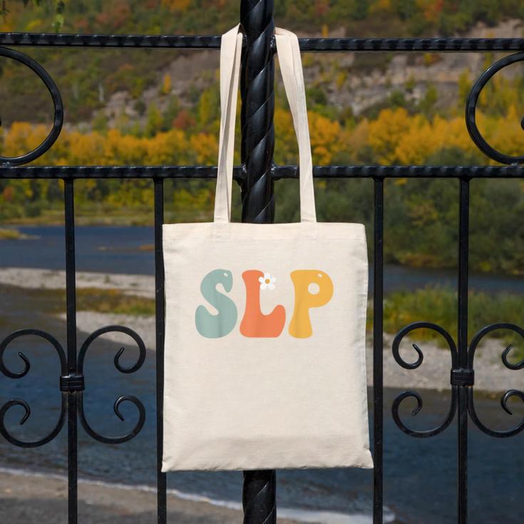 SLP Groovy Women Appreciation Day Hello Back To School Canvas Tote Bag SLP Groovy Women Appreciation Day Hello Back To School Canvas Tote Bag