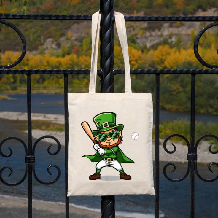 St Patrick’s Day Leprechaun Baseball Irish Graphic Canvas Tote Bag St Patrick’s Day Leprechaun Baseball Irish Graphic Canvas Tote Bag