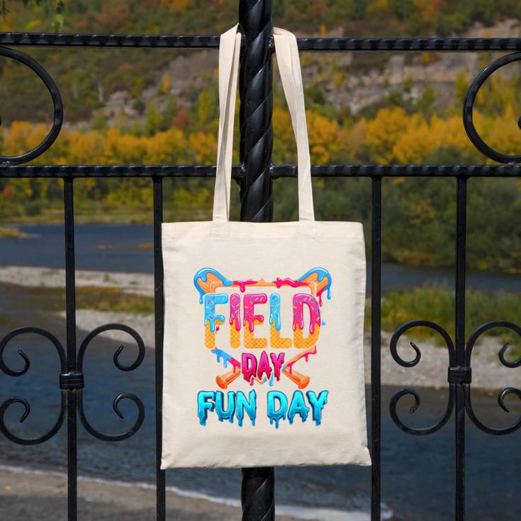 Teacher Kids Field Day 2026 Baseball Field Day Fun Day Canvas Tote Bag