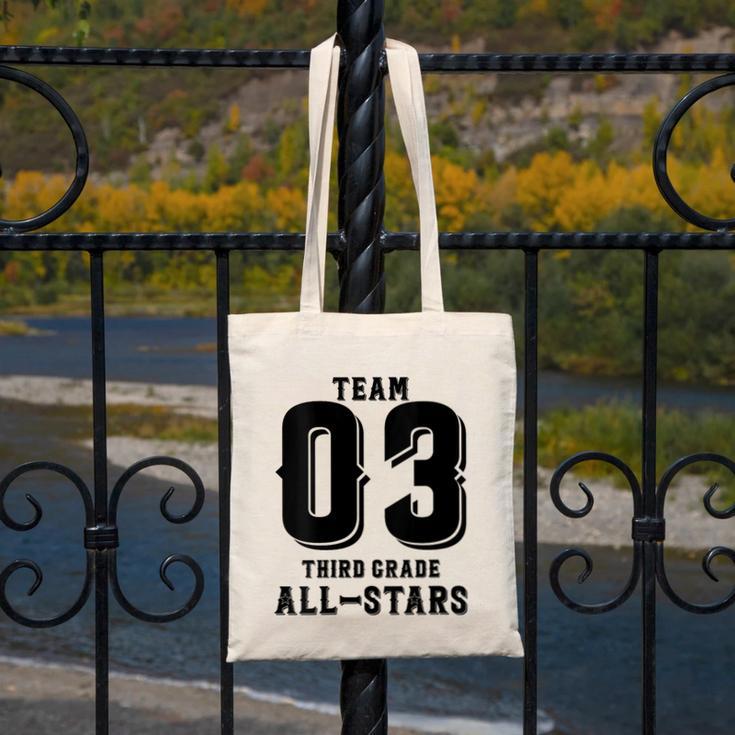 Team 3rd Grade All-Stars Back To School Tee For Stude Canvas Tote Bag Team 3rd Grade All-Stars Back To School Tee For Stude Canvas Tote Bag
