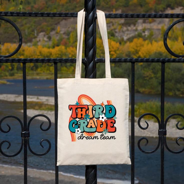 Third Grade Dream Team 1st Day Of 3rd Grade Back To School Canvas Tote Bag Third Grade Dream Team 1st Day Of 3rd Grade Back To School Canvas Tote Bag