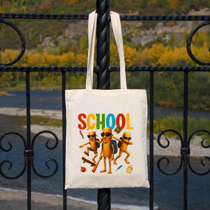 Tung Tung Tung Sahur Back To School Italian Brainrot Meme Canvas Tote Bag Tung Tung Tung Sahur Back To School Italian Brainrot Meme Canvas Tote Bag