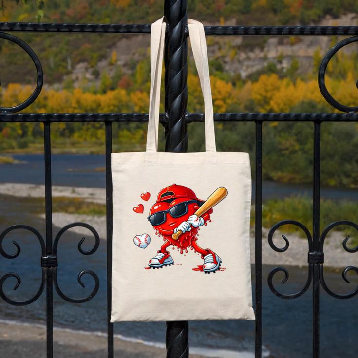 Valentine Baseball Heart Sports Love Valentines Day Boys Canvas Tote Bag Valentine Baseball Heart Sports Love Valentines Day Boys Canvas Tote Bag
