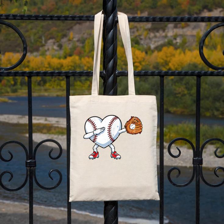 Valentines Day Baseball Ball Heart Dab Boys Kids Men Canvas Tote Bag Valentines Day Baseball Ball Heart Dab Boys Kids Men Canvas Tote Bag