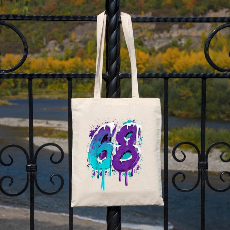 Vintage Baseball 68 Number Canvas Tote Bag Vintage Baseball 68 Number Canvas Tote Bag