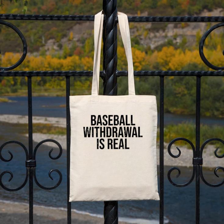 Vintage Baseball Withdrawal Is Real Premium Tri-Blend Canvas Tote Bag Vintage Baseball Withdrawal Is Real Premium Tri-Blend Canvas Tote Bag