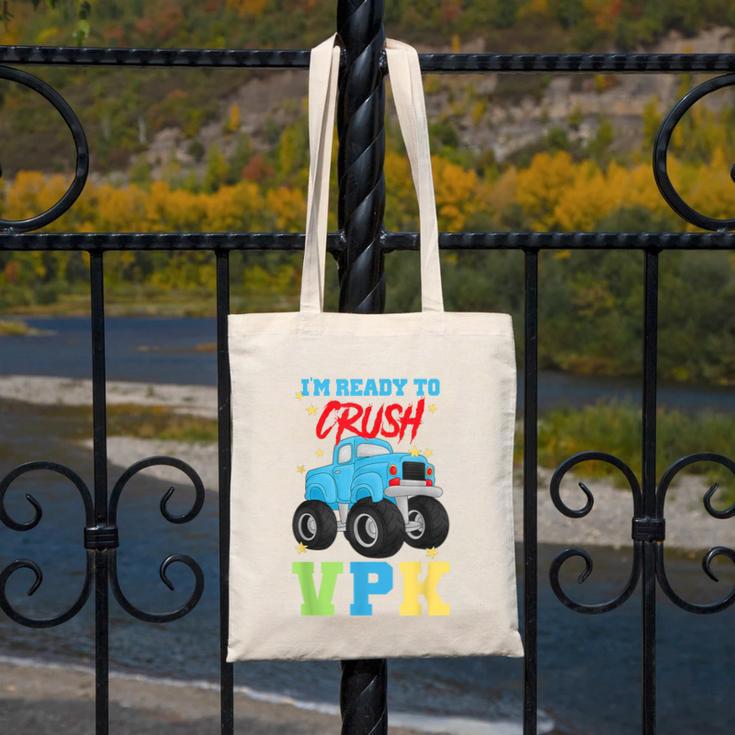 VPK Back To School 1st Day Of School Prekindergarten Kids Canvas Tote Bag