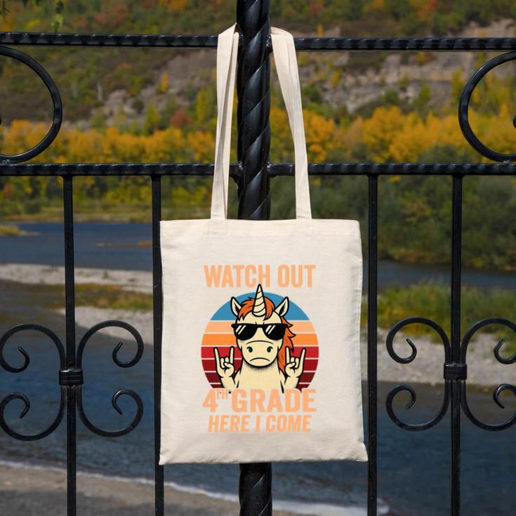 Watch Out Fourth Grade 2026 Back To School 4th Grade Boys Premium Tri-Blend Canvas Tote Bag Watch Out Fourth Grade 2026 Back To School 4th Grade Boys Premium Tri-Blend Canvas Tote Bag